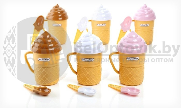 РАСПРОДАЖА Стаканчик для приготовления мороженого JUST SHAKE Ice Cream Magic - фото 4 - id-p93844974