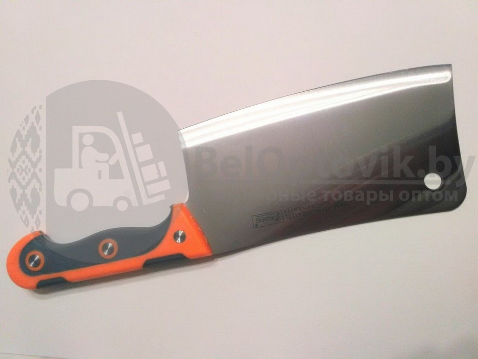 Топорик нож кухонный Lijiacheng CHOPPER с двухкомпонентной ручкой (лезвие 20 см) - фото 4 - id-p93845001