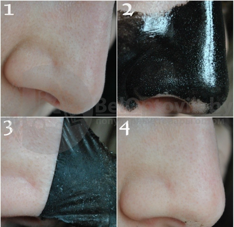 Черная маска-пленка от черных точек Pilaten Suction Black Mask, 6g - фото 9 - id-p93845010