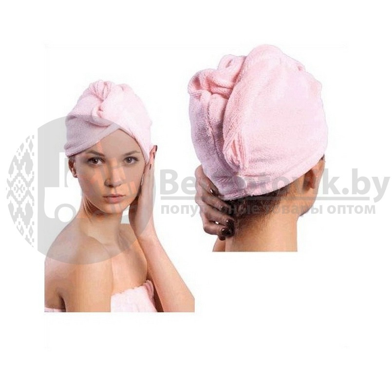 Тюрбан полотенце для сушки волос Hair Wrap - фото 2 - id-p93845029