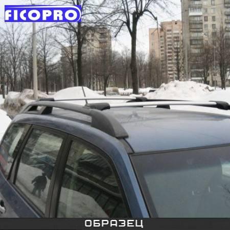 Багажник (серебристый) на рейлинги для Toyota Land Cruiser Prado 3 (J150) 2009 - 2018 - фото 3 - id-p88410230