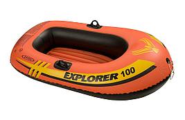 Intex Надувная лодка Explorer 100 Intex (Интекс) 58329NP 147х84х36 см