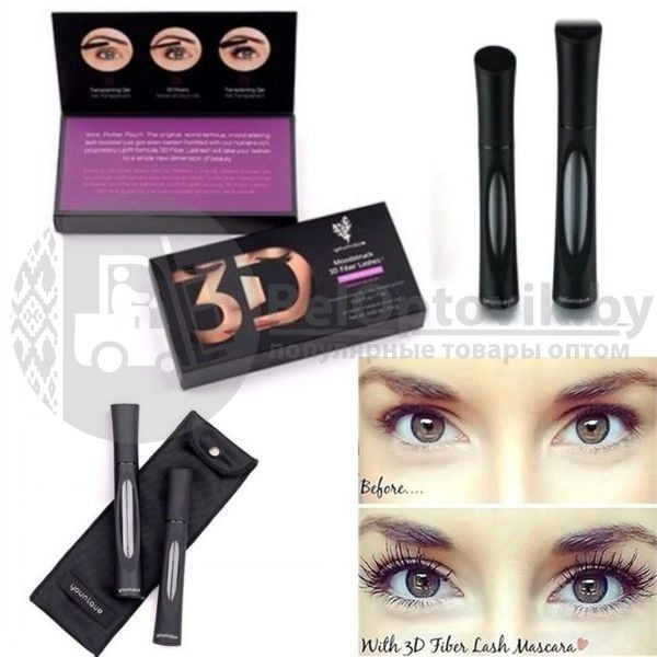 3D Тушь для ресниц Younique Moodstruck Fiber Lashes - фото 4 - id-p93845424