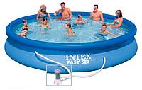 Intex 28158NP Надувной бассейн Intex EASY SET 457х84см + фильтр-насос 2006 л.ч