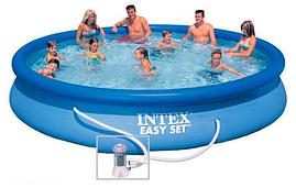 Intex 28158NP Надувной бассейн Intex EASY SET 457х84см + фильтр-насос 2006 л.ч