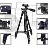 (Оригинал) Штатив для камеры и телефона Tripod 3120 (35-102 см) с непромокаемым чехлом, фото 6