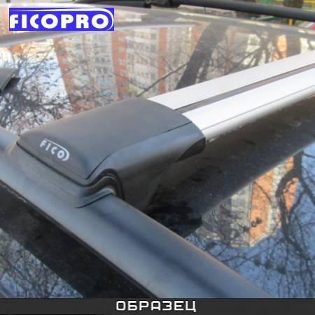 Багажник (серебристый) на рейлинги для Jeep Cherokee 4 (KK) 2007 - 2012 - фото 2 - id-p88450393