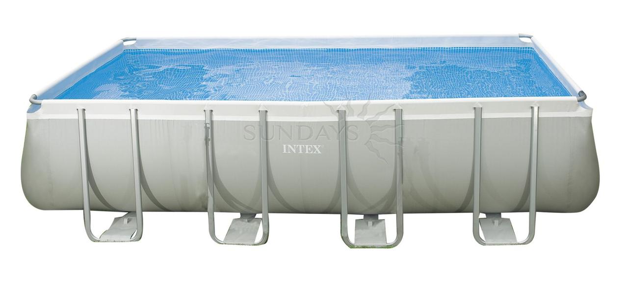 Intex Каркасный бассейн Intex Ultra Frame 26352 549х274х132см + песочный фильтр-насос, лестница, тент,