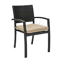 Garden4you Садовый стул с подушкой Garden4you STELLA 13145, тёмно-коричневый