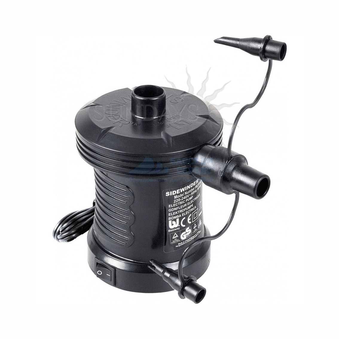 Bestway Насос электрический сетевой Bestway Sidewinder 2 AC Air Pump 62056, 220v