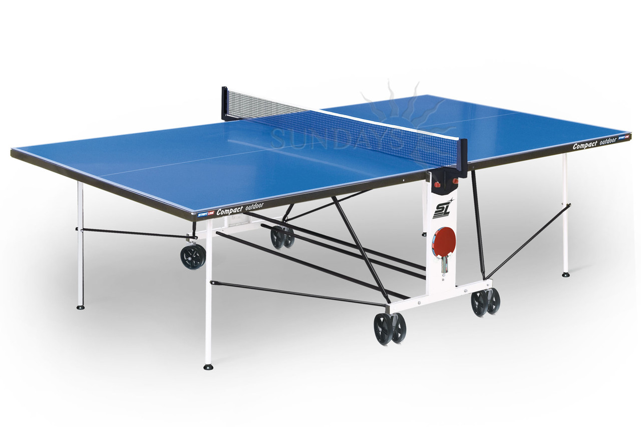 Start Line Tennis Factory Теннисный стол Start Line Compact Outdoor LX-2 (с сеткой) - фото 1 - id-p96032630