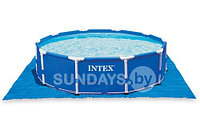 Intex 28240 Каркасный бассейн Intex METAL FRAME 457x84см +фильтр-насос 2006 л.ч +лестница +подложка+тент-чехол