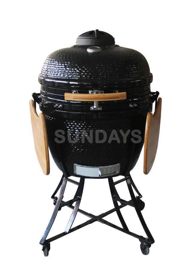 Sundays Угольный керамический гриль Sundays KAMADO AU-24 BLACK BAKE (60см) - фото 1 - id-p96034243