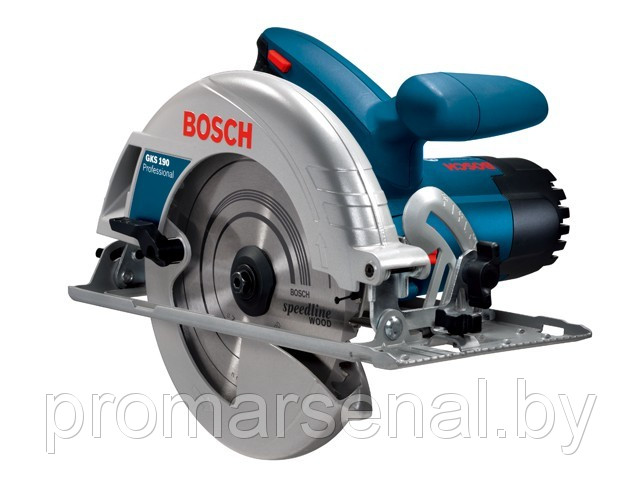 Циркулярная пила GKS 190, 1400 Вт, 70мм (BOSCH)