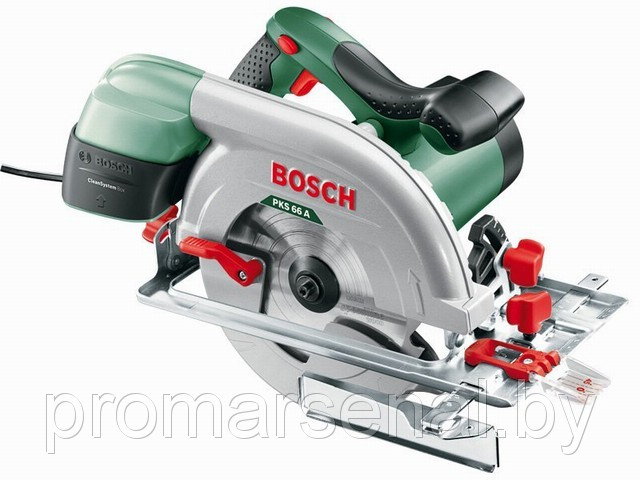 Циркулярная пила PKS 66A, 1600 Вт, 66 мм (BOSCH) - фото 1 - id-p4788766