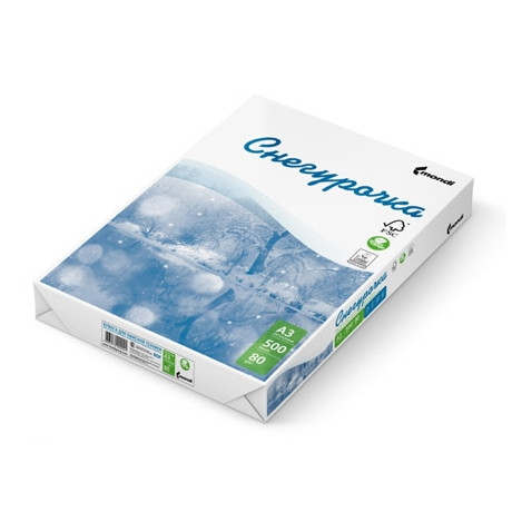Бумага Снегурочка А3, 80г/м2, 500л.