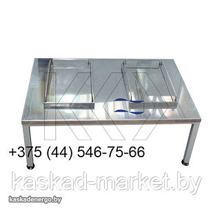 Профессиональный стол весовой (для весов) антивибрационный из нержавеющей стали