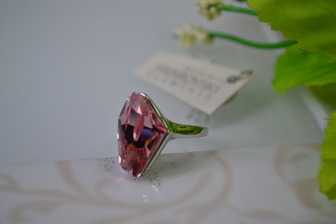 Кольцо с крупным кристаллом Swarovski - фото 2 - id-p96112257