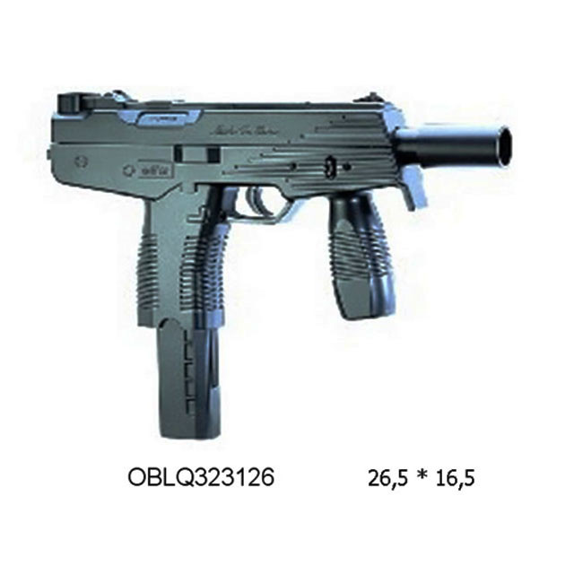 Детский пневматический пистолет-пулемет Узи (M30) - фото 1 - id-p96132283