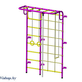 Детский спортивный комплекс Пионер С104 пурпурно-желтый