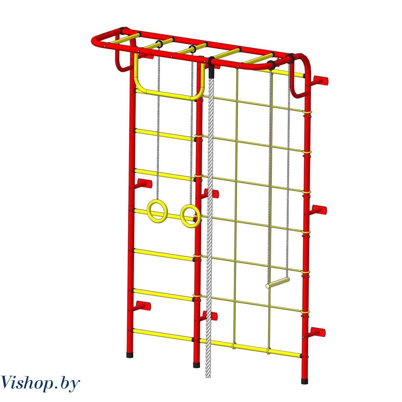 Детский спортивный комплекс Пионер С104 красно-желтый