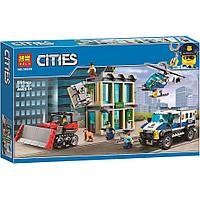 Конструктор Ограбление на бульдозере, 10659, аналог LEGO City (Лего Сити) 60140