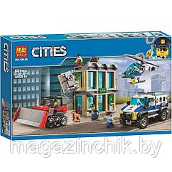 Конструктор Ограбление на бульдозере, 10659, аналог LEGO City (Лего Сити) 60140