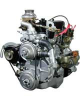 Двигатель ЗМЗ 511.1000402  для а/м "ГАЗ-53,-3307", 125 л.с., А-80, 1 комплектность (без КПП)