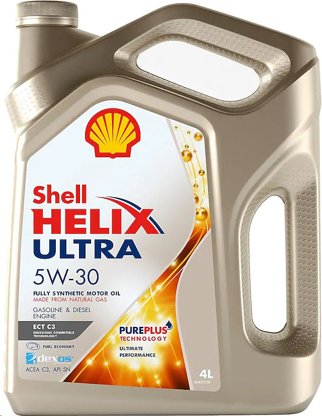 Моторное масло SHELL 550046363 Helix Ultra ECT C3 5W-30 4л