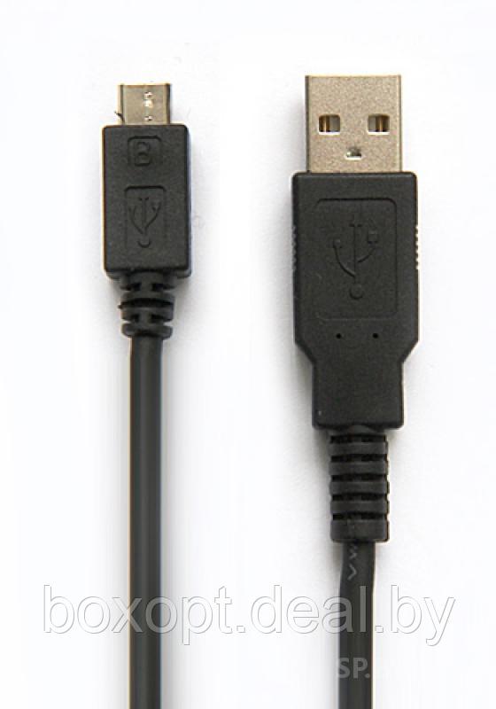 Кабель USB2.0 A--> micro B 5P 1,8 m черный (К719)/320/ - фото 1 - id-p96174932