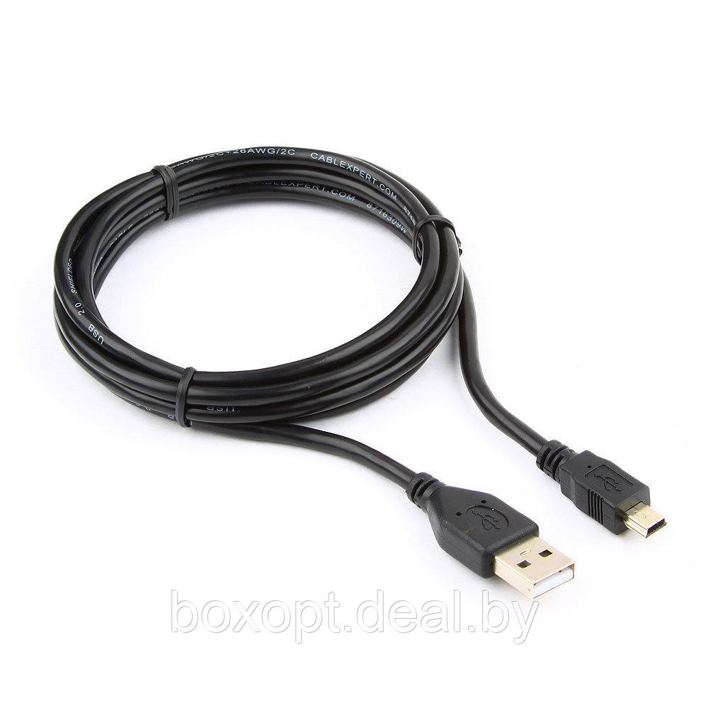 Кабель USB2.0 A--> micro B 5P 1,8 m черный (К719)/320/ - фото 2 - id-p96174932