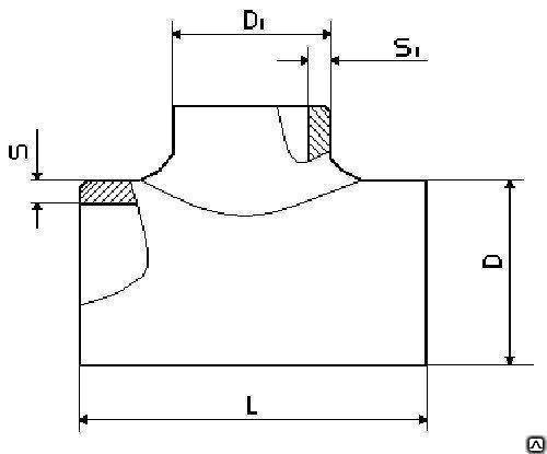 Тройник 159х6,0 Ст20 ГОСТ 17376