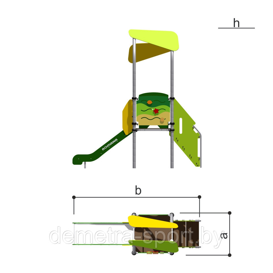 Игровой комплекс Romana 101.46.02