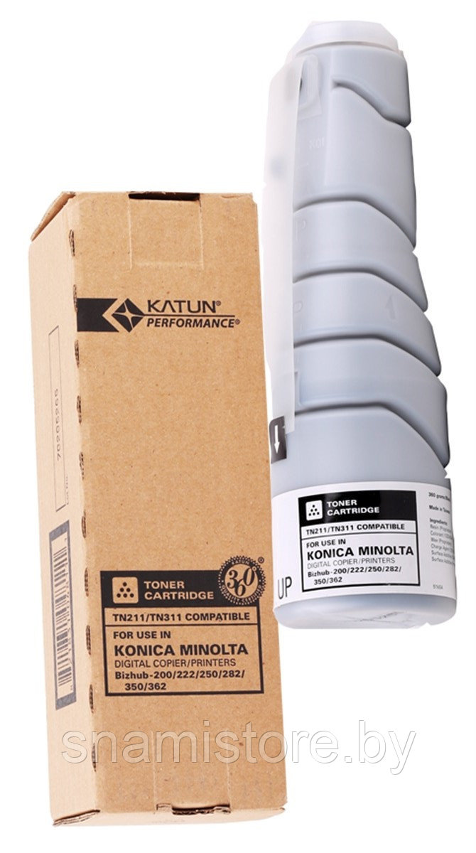 Тонер-картридж Konica Minolta TN-211/311 Universal 360 г., арт. 37020 (Katun Performance)