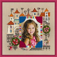 Набор для вышивания крестом «Панно для фотографии "Замок принцессы"»