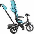 Велосипед детский трехколесный MINI TRIKE JEANS  (12"/10" надувные колеса) (арт. T420 JEANS) Бирюзовый, фото 3