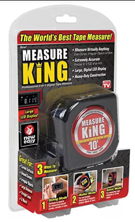 Универсальная Лазерная  рулетка Measure King 3 в 1