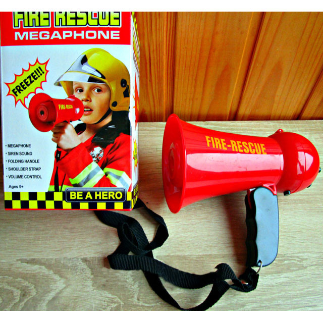 Игрушечный рупор пожарного Мегафон 1292 - фото 2 - id-p96259998