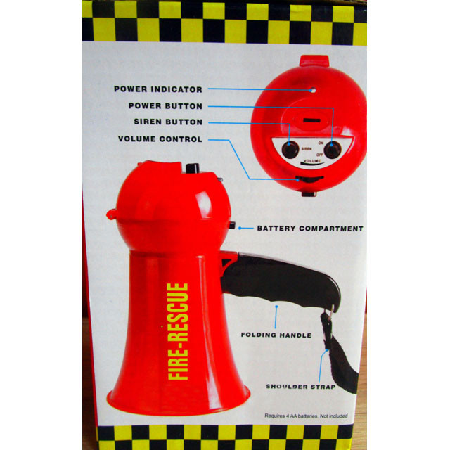 Игрушечный рупор пожарного Мегафон 1292 - фото 5 - id-p96259998