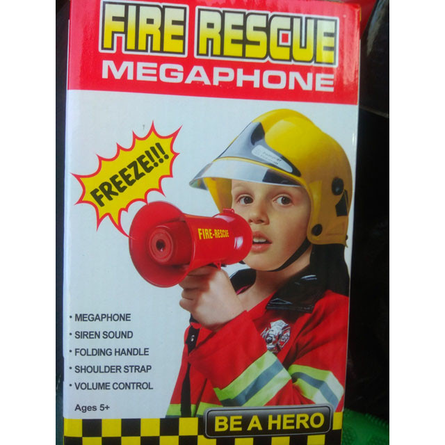 Игрушечный рупор пожарного Мегафон 1292 - фото 6 - id-p96259998