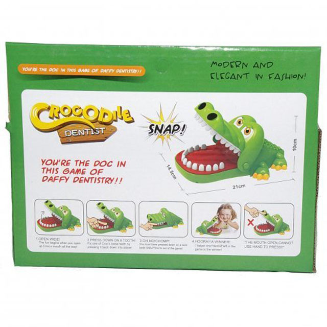 Настольная игра-ловушка Крокодил-дантист - фото 4 - id-p96260273