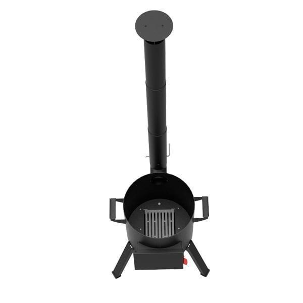 Печь для казана Grillver Берель 480 К (для казана от 8 до 25 л) - фото 4 - id-p96261889