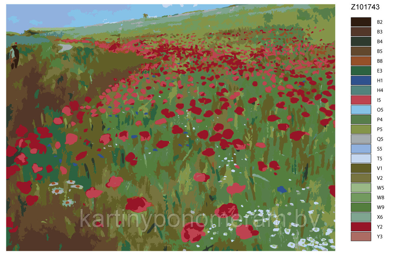 Картина по номерам, 30 x 40, RRBP-Z101743