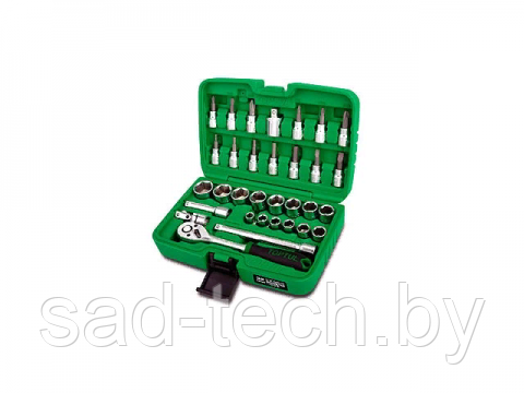 Набор головок и бит 39предм. 3/8" 12гр. TOPTUL GCAI3902