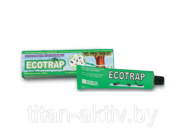 Клей для отлова насекомых ECOTRAP (туба 135 г) (Упаковка: металлическая туба по 135 гр.) (VALBRENTA - фото 1 - id-p96282149