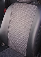 Чехлы для Mazda 3 (2013-) / Мазда 3 Седан / Хэтчбек (черный + жаккардовая вставка)