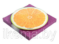 БЛЮДО стеклянное “Апельсин” круглое вращающееся 30 см.