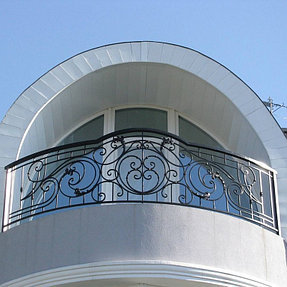 Кованое балконное граждение 10