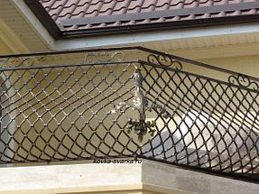 Кованое балконное граждение 16