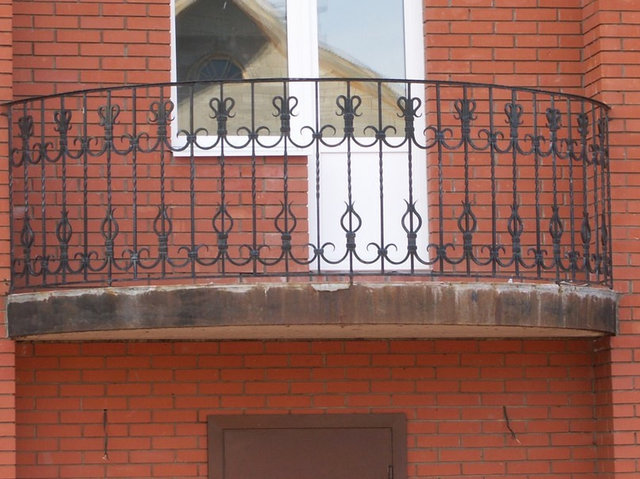 Кованое балконное граждение 2